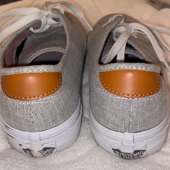 grey canvas vans - Picture 4 of 6